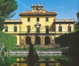 Villa Lusa. Facciata sud